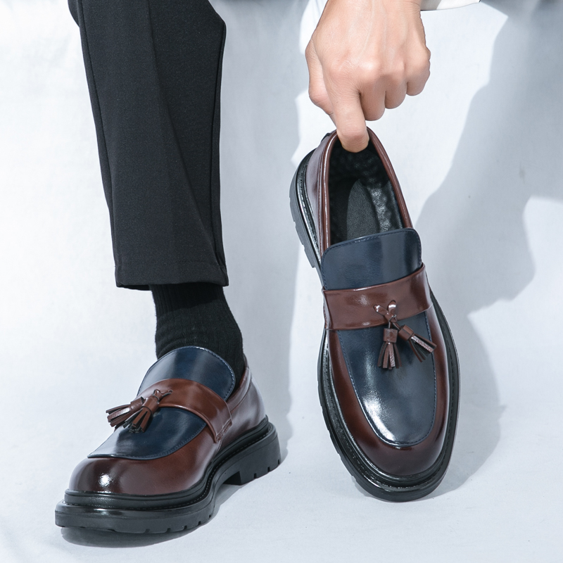Men Formal Wear Brands - 패션 브랜드 남성용 논슬립 캐주얼 가죽
