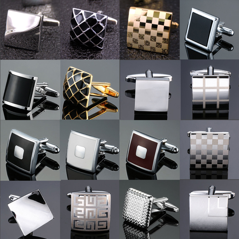 Dress Shirt French Cuff - 남성용 커프스 단추 럭셔리 은빛 커프스