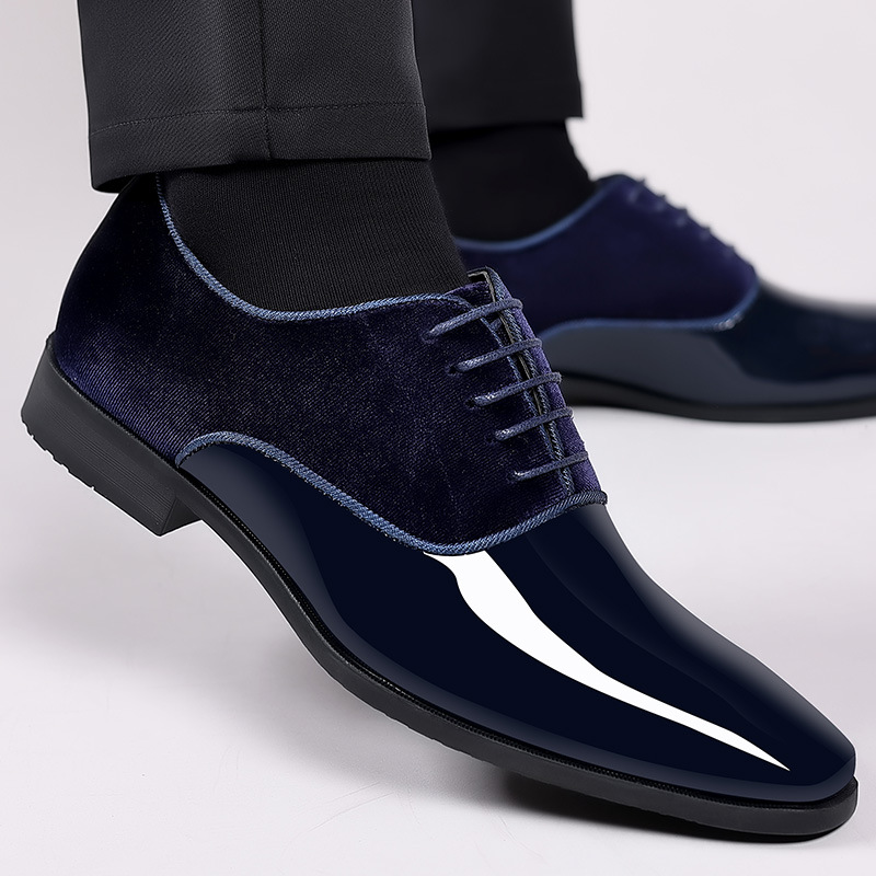 Men Formal Wear For Wedding - 남성용 비즈니스 가죽 신발, 레이스업 포멀