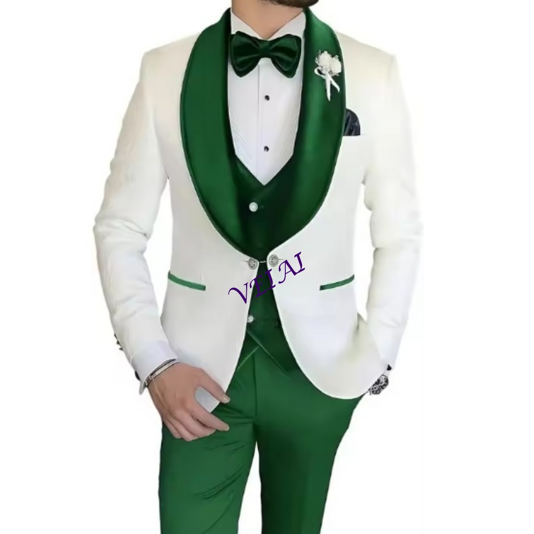 Men Formal Wear Combination - 맞춤 슬림핏 3피스 턱시도 세트 (남성용