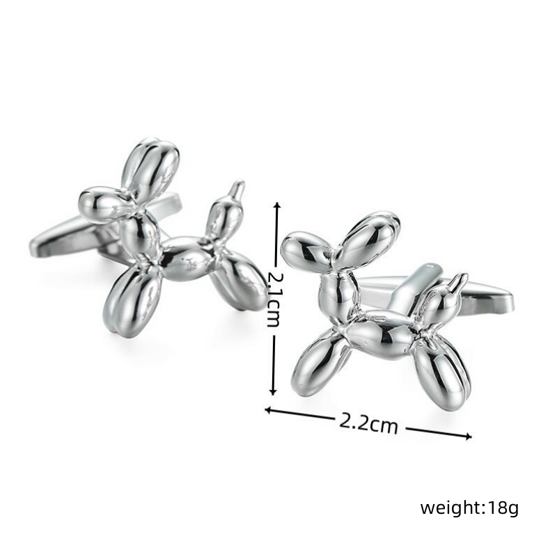 고품질 풍선 강아지 커프스 단추, 세련된 프랑스 셔츠, - Dress Shirt French Cuff 리뷰 및 가격