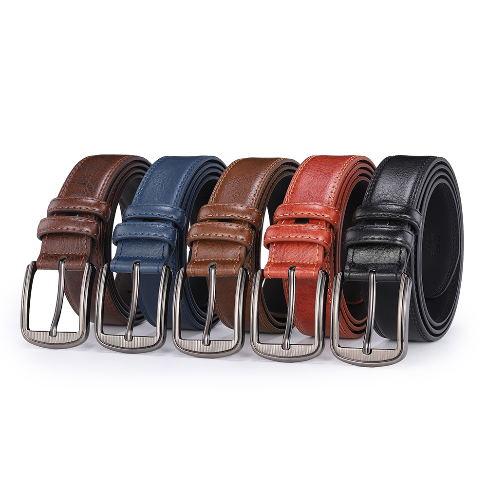남성 캐주얼 패션 허리 벨트 천연 가죽 핀 버클 명품  - Men'S Formal Wear Belt 리뷰 및 가격