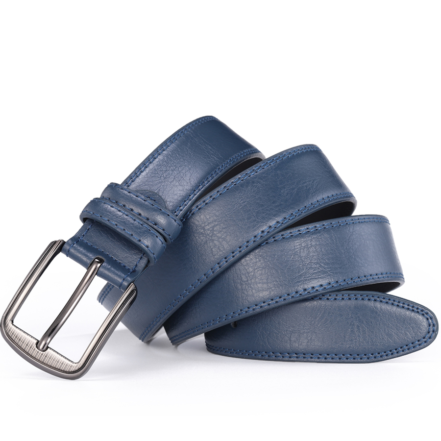 남성 캐주얼 패션 허리 벨트 천연 가죽 핀 버클 명품  - Men'S Formal Wear Belt 리뷰 및 가격