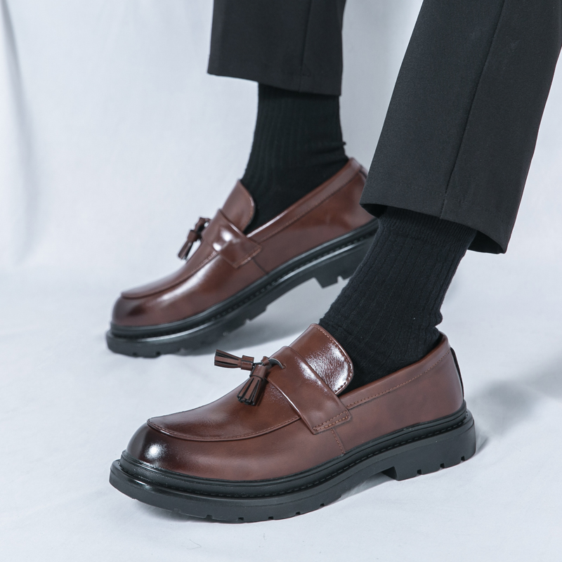 패션 브랜드 남성용 논슬립 캐주얼 가죽 신발 고품질 남 - Men Formal Wear Brands 리뷰 및 가격