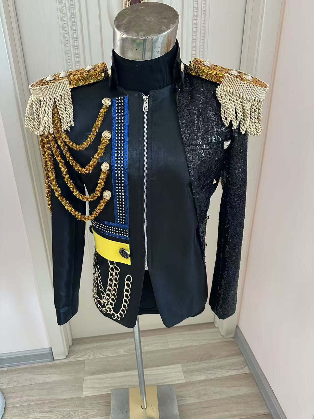 새로운 남성 태슬 로얄 재킷 웨딩 파티 연회 정장 드레 - Men Formal Wear For Wedding 리뷰 및 가격