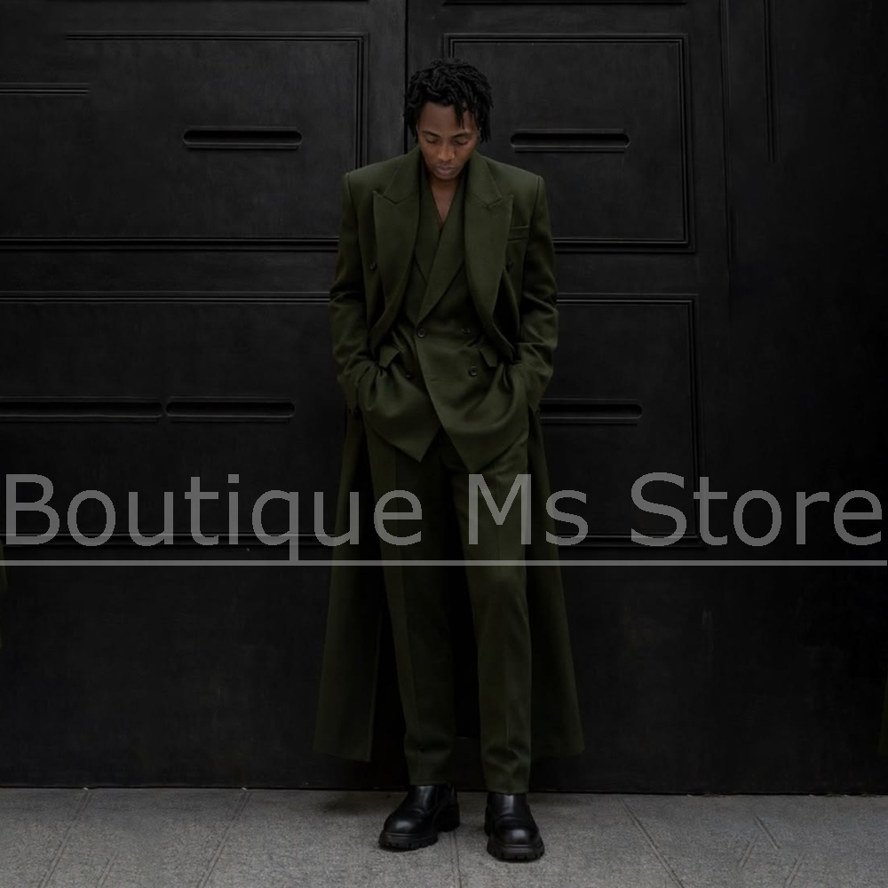 남성용 롱 수트 3피스 오버사이즈 더블 브레스티드 웨어 - Men'S Hip Formal Wear 리뷰 및 가격