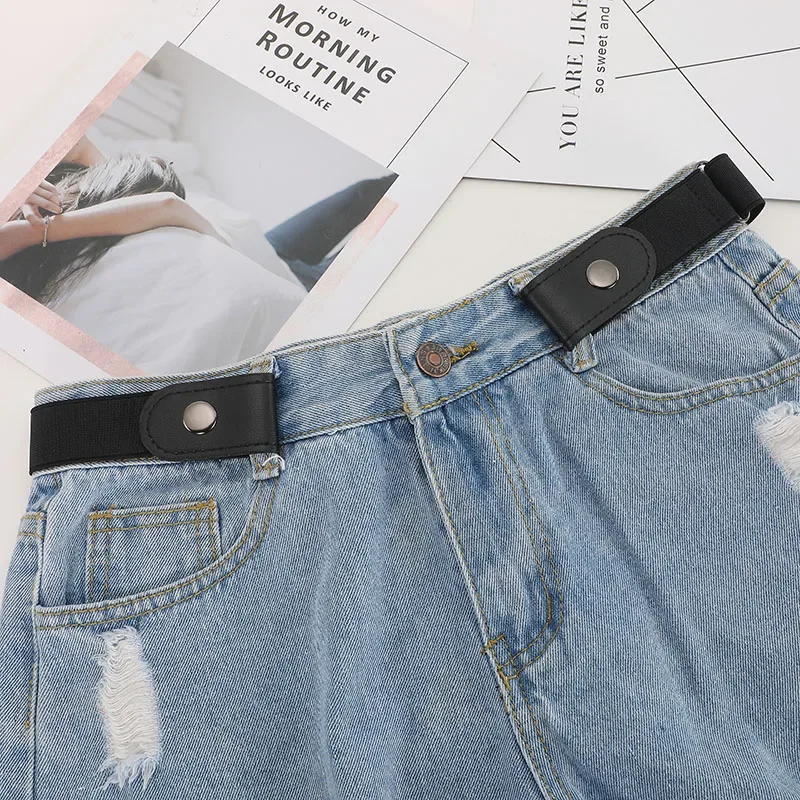 진 바지, 드레스용 버클 프리 벨트, 여성/남성용 버클 - Men'S Formal Wear Belt 리뷰 및 가격