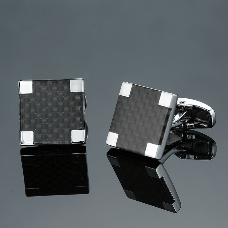 친환경 탄소 섬유 마호가니 커프스 단추, 사각 레이저  - Dress Shirt French Cuff 리뷰 및 가격