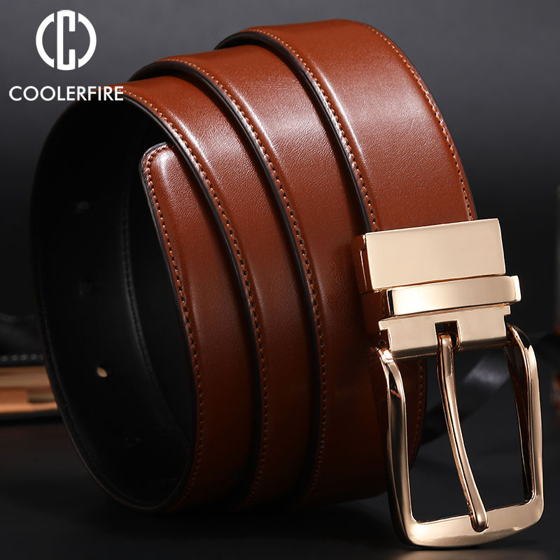 남성용 새로운 리버시블 회전 버클 양면 벨트 벨트 정품 - Men'S Formal Wear Belt 리뷰 및 가격