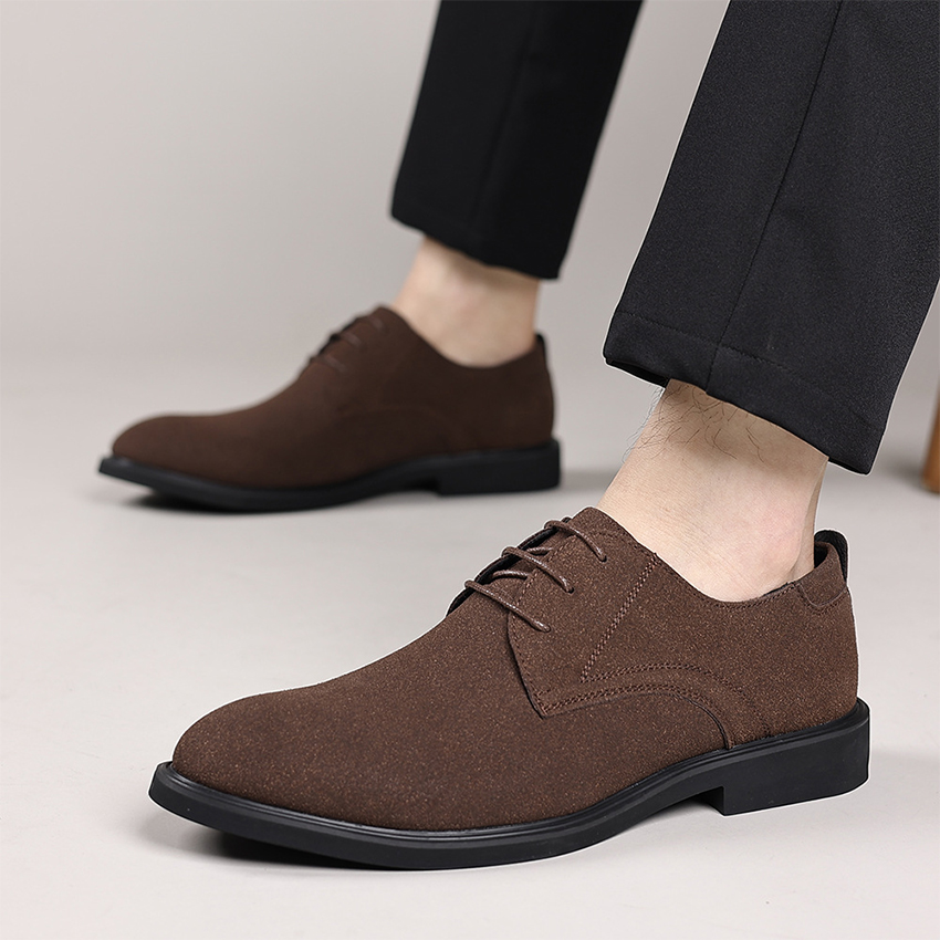대형 사이즈(40~49) 비즈니스맨용 스웨이드 신발,  - Large Men Formal Wear 리뷰 및 가격