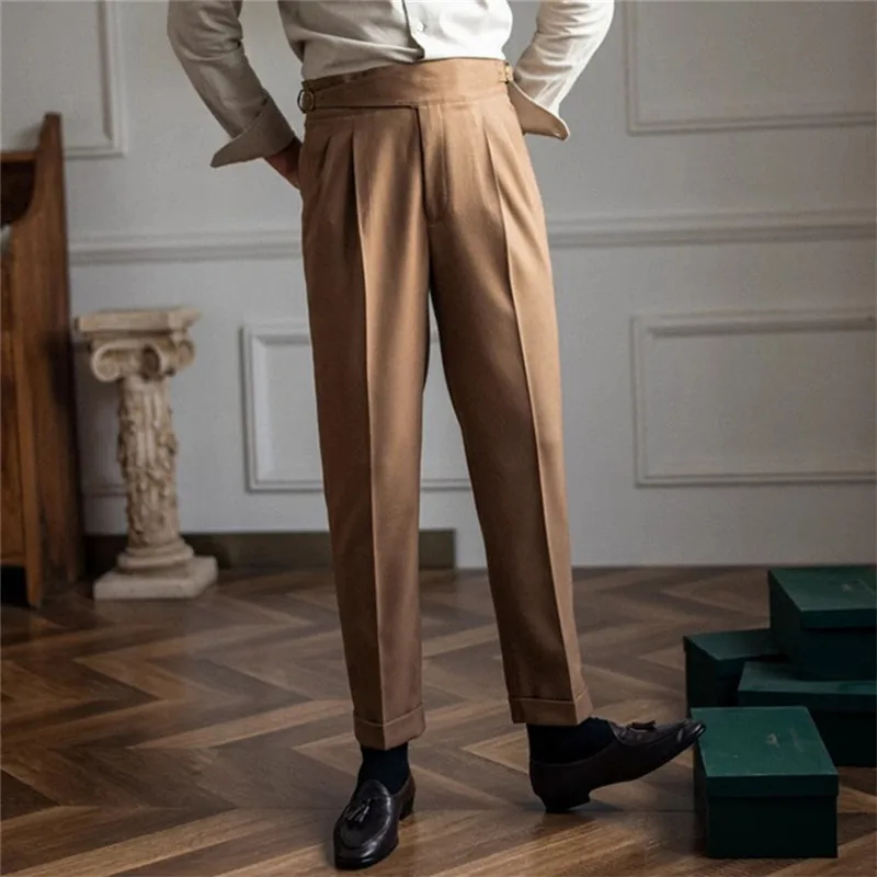 2026 신상 남성 정장 바지 봄 가을 트렌디 벨트 하 - Men'S Formal Wear Belt 리뷰 및 가격