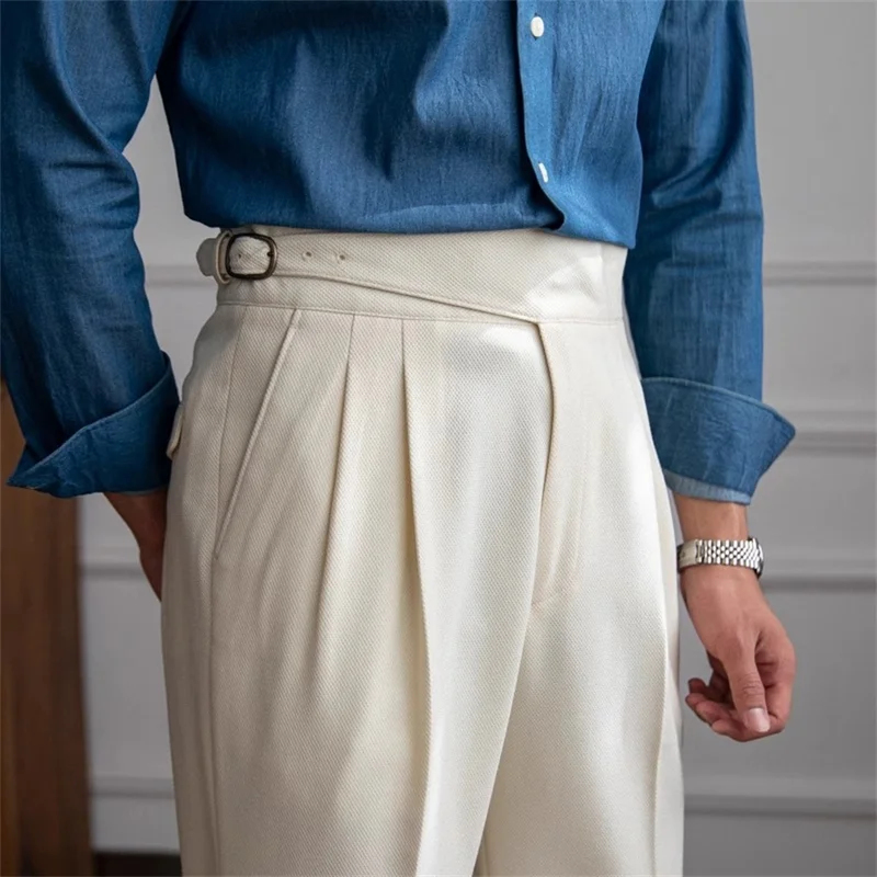 2026 신상 남성 정장 바지 봄 가을 트렌디 벨트 하 - Men'S Formal Wear Belt 리뷰 및 가격