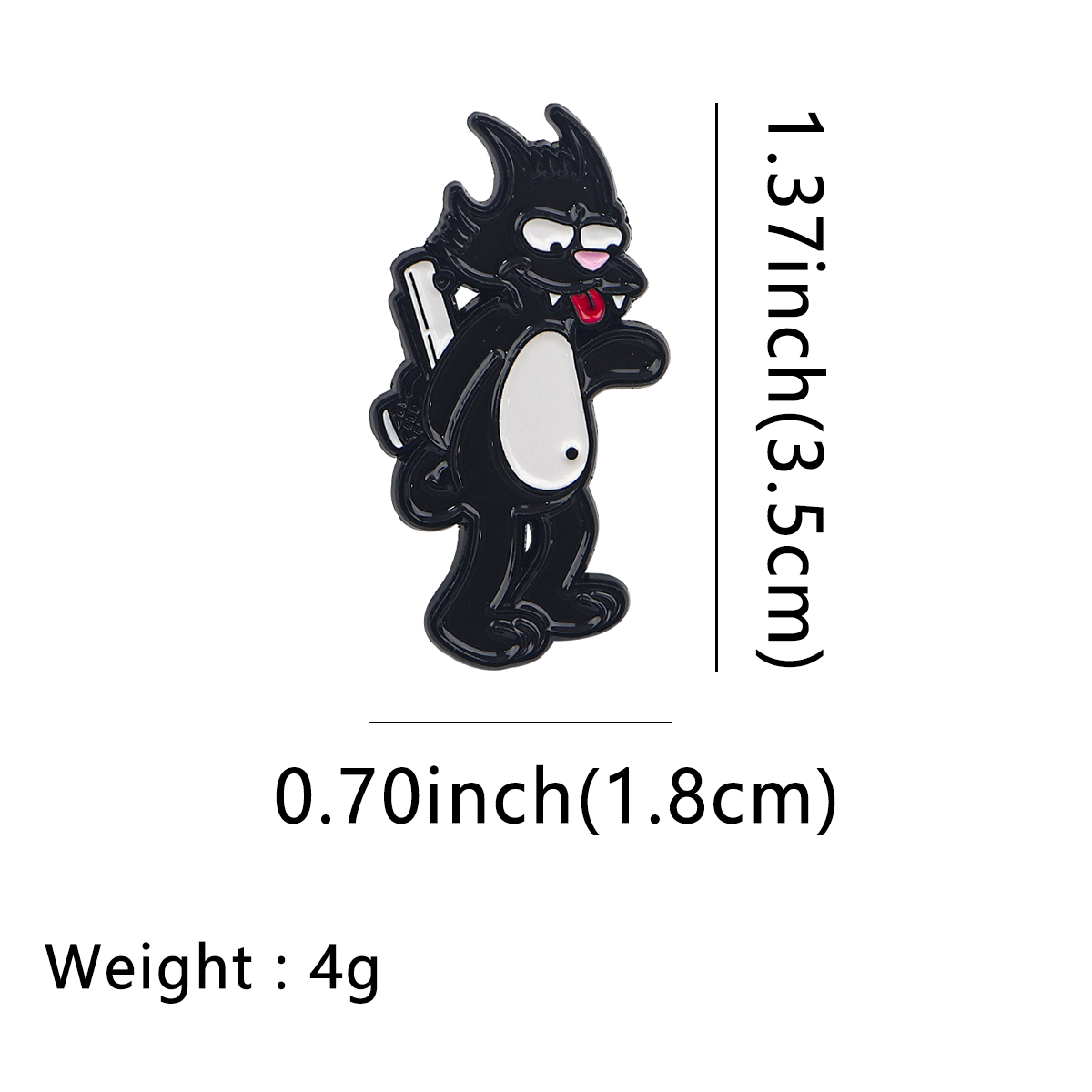 코미디 만화 쥐 고양이 소프트 에나멜 핀 배낭용 라펠  - Tuxedo Lapel Pin 리뷰 및 가격