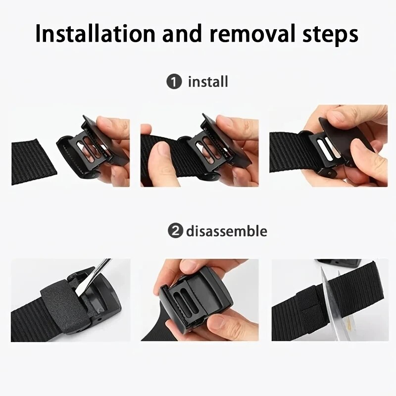 남성용 벨트 아웃도어 캐주얼 캔버스 벨트 메탈 프리 트 - Men'S Formal Wear Belt 리뷰 및 가격