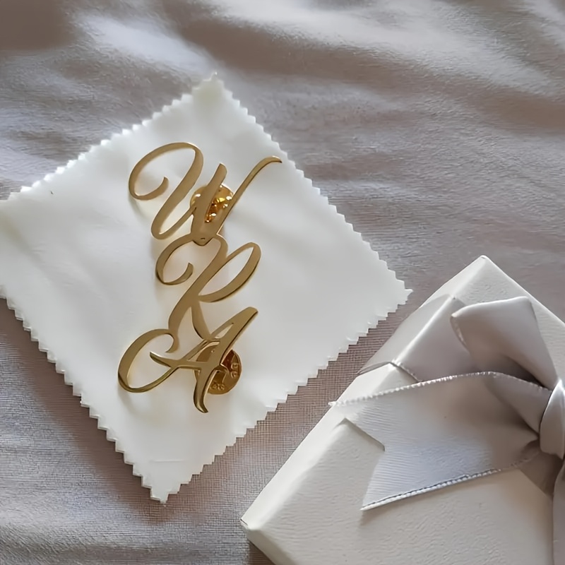 맞춤 모노그램 이니셜 이름 스테인리스 스틸 옷깃 핀 개 - Tuxedo Lapel Pin 리뷰 및 가격