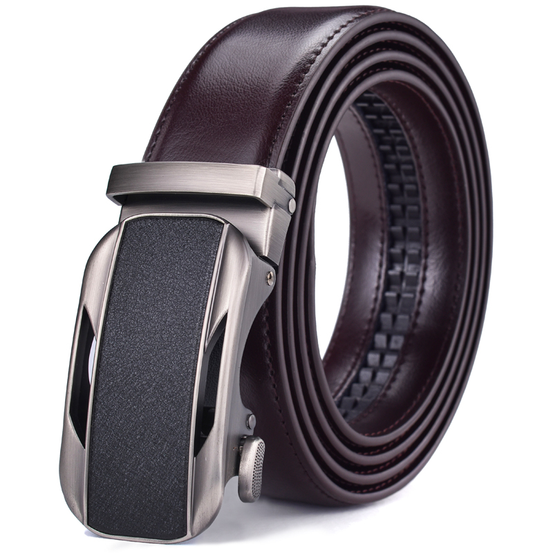 자동 버클이 있는 남성용 래칫 드레스 정품 가죽 벨트 - Men'S Formal Wear Belt 리뷰 및 가격