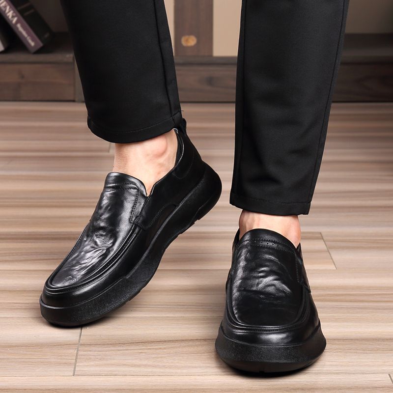 정품 가죽 신발 남성 캐주얼 트렌디 로퍼 우아하고 편안 - Men Formal Wear Brands 리뷰 및 가격