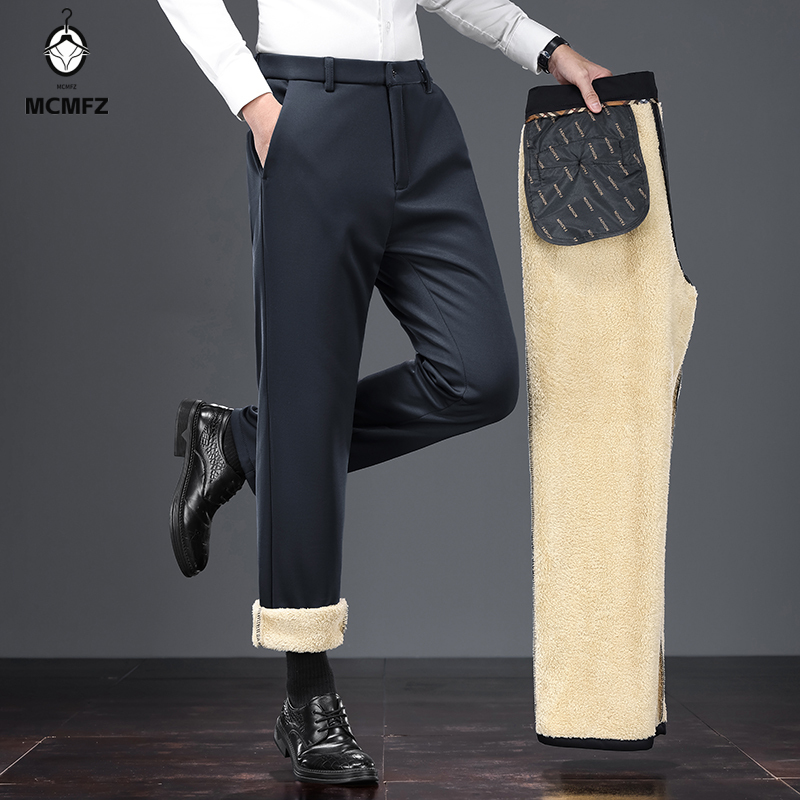 편안하고 따뜻한 남성 정장 슬랙스 내마모성 두꺼운 벨벳 - Men'S Relaxed Formal Wear 리뷰 및 가격