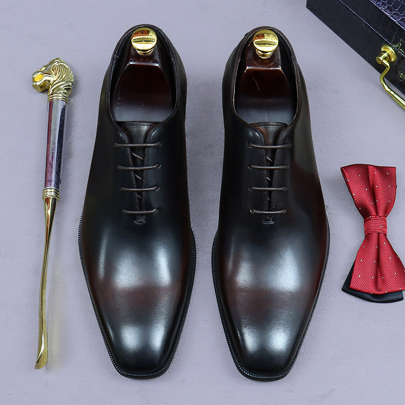 디자이너 정품 가죽 남성 Wholecut 옥스포드 신발 - Men Formal Wear Brands 리뷰 및 가격