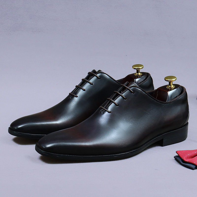 디자이너 정품 가죽 남성 Wholecut 옥스포드 신발 - Men Formal Wear Brands 리뷰 및 가격